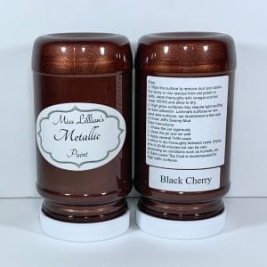 Miss Lillian's Metallic Paint Black Cherry