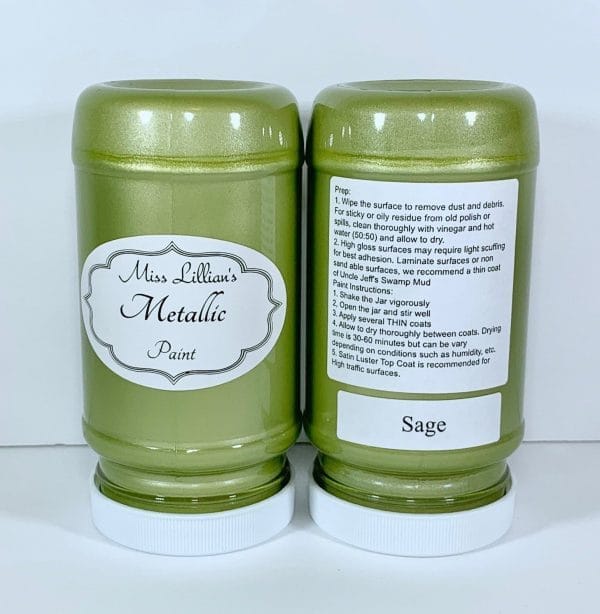 Miss Lillian's Metallic Paint Sage