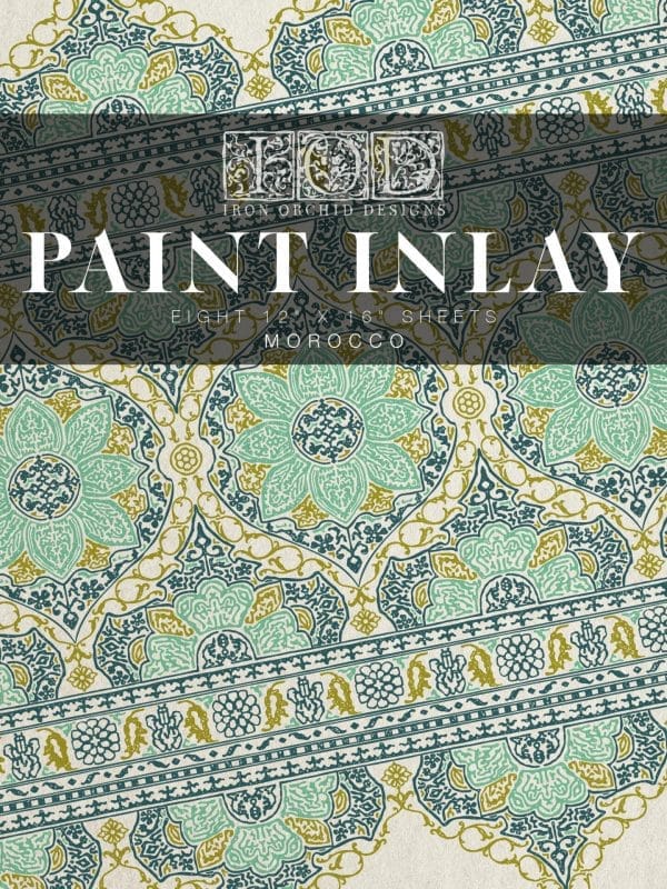 IOD Paint Inlays Morocco 12 x 16 inch Block