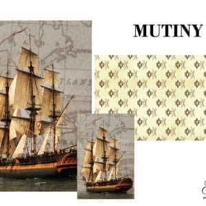 Grace on Design decoupage paper "Mutiny" set of 3