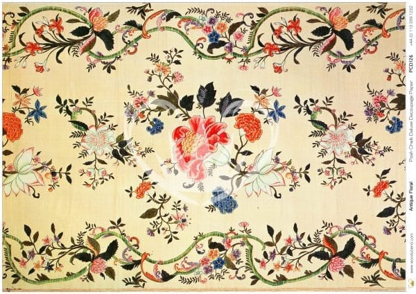 Posh Chalk Deluxe Decoupage ANTIQUE FLORAL