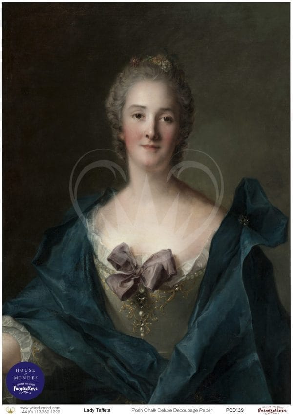 Posh Chalk Deluxe Decoupage LADY TAFFETA