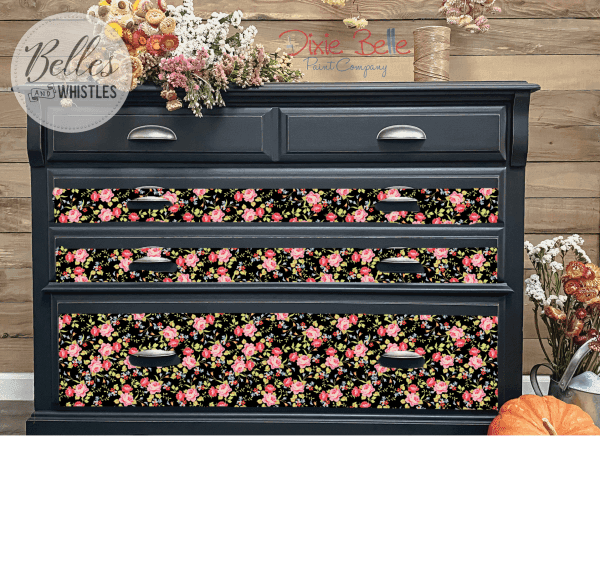 Belles & Whistles Rice Decoupage A1 Peony Pattern 59.4 x 84.1 cm - Image 2