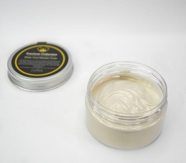 Posh Chalk Metallic Precious Paste - White Gold - Image 3