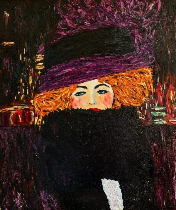 Mint by Michelle decoupage paper "Purple Hat"