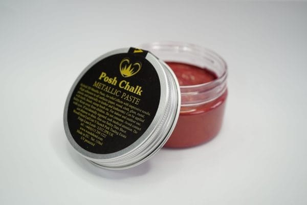 Posh Chalk Metallic Paste - Red Alizarin - Image 4