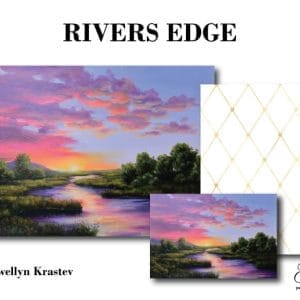 Grace on Design decoupage paper "Rivers Edge" by Llewellyn Krastev set of 3