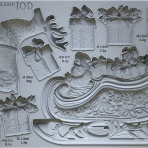 IOD Decor Mould Santa's Sleigh