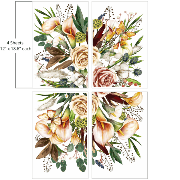Belles & Whistles Transfer Savi's Bouquet 61 x 81 cm - Image 2