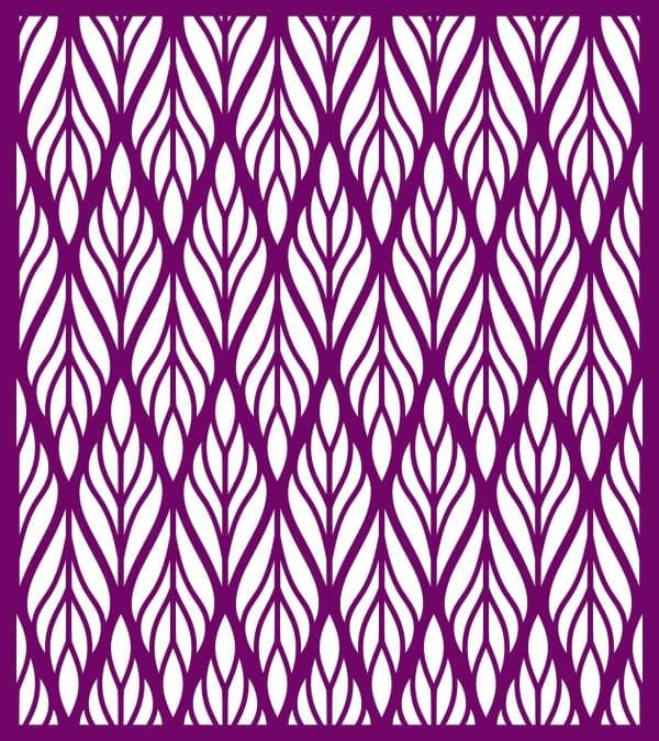 Belles and Whistles Silkscreen stencil Botanical 20x25cm - slightly adhesive - reusable - Image 3