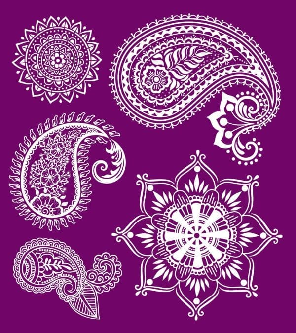 Belles and Whistles Silkscreen stencil Mosaic 20x25cm - slightly adhesive - reusable