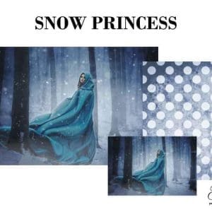 Grace on Design decoupage paper "Snow Princess" set of 3