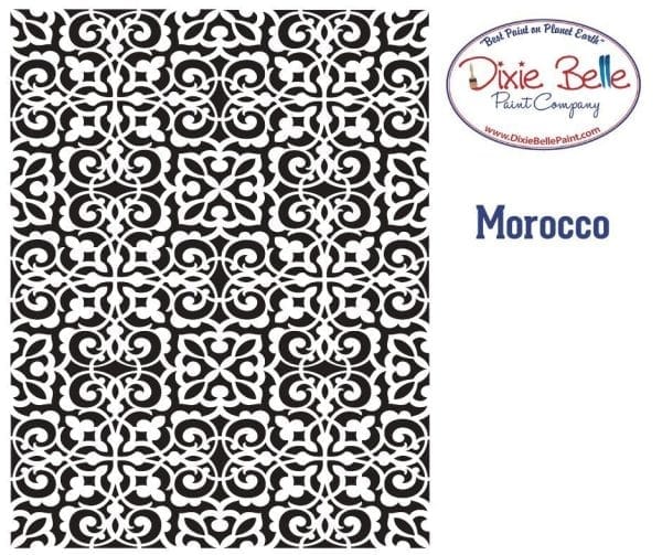Belles and Whistles stencil Morocco 40x50cm - non-adhesive - reusable