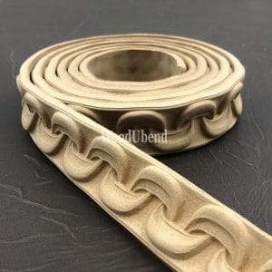 WoodUbend Trim / border / strip Chunky Chain TR717 210 x 3.7 x 1 cm