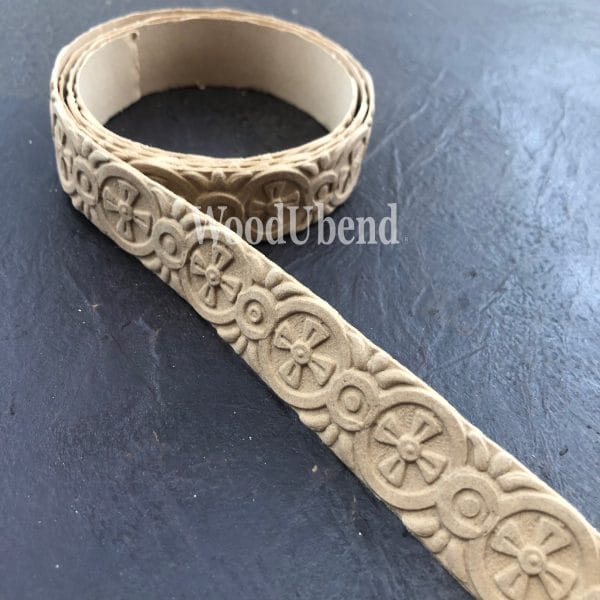 WoodUbend Trim / Border / Strip TR733.1 Size 2,3 cm x 100 cm