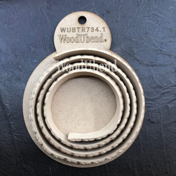 WoodUbend Trim / Border / Strip TR734.1 Size 1.8 cm x 100 cm - Image 2