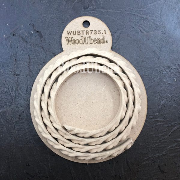 WoodUbend Trim / Border / Strip TR735.1 Size 1 cm x 100 cm - Image 2