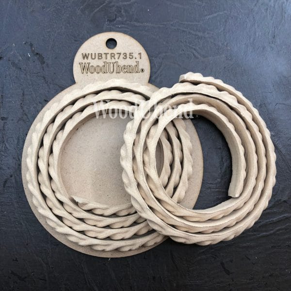 WoodUbend Trim / Border / Strip TR735.1 Size 1 cm x 100 cm - Image 3