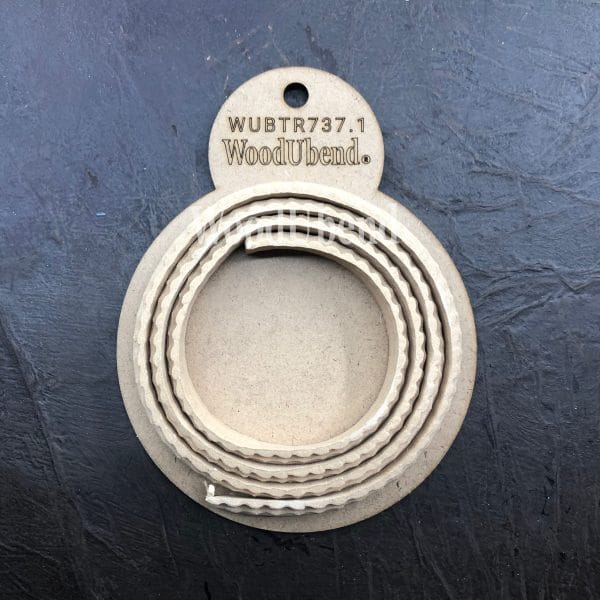 WoodUbend Trim / Border / Strip TR737.1 Size 1,4 cm x 100 cm - Image 2
