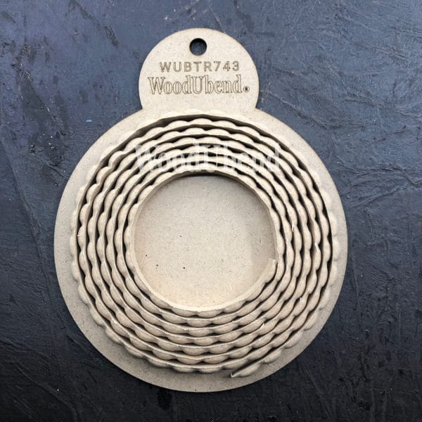 WoodUbend Trim / Border / Strip TR743 Size 1 cm x 215 cm - Image 2