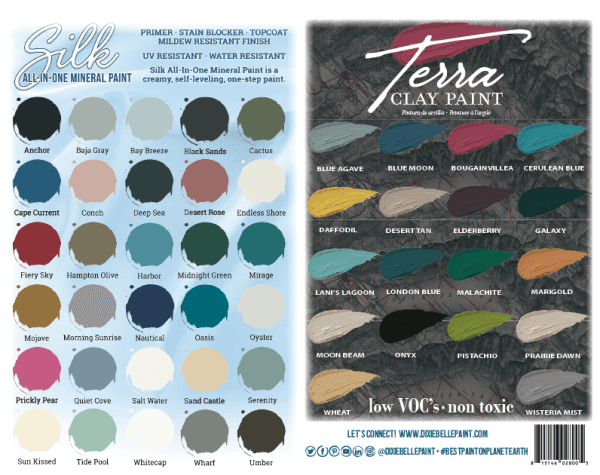 Dixie Belle Color Chart CMP-Silk-Terra (Pack of 100) - Image 2