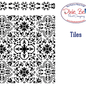Belles and Whistles Schablone  Tiles 40x50cm - nicht klebend - wiederverwendbar