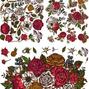 Belles & Whistles Transfer Timeless Petals 61 x 81 cm