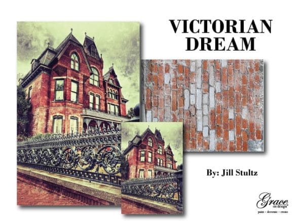 Grace on Design decoupage paper "Victorian Dreams" by Jill Stultz set of 3