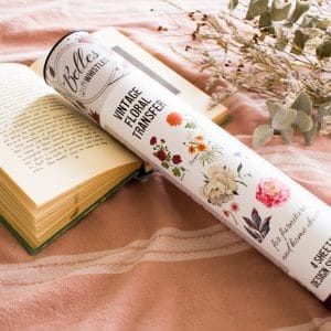 Belles & Whistles Transfer Vintage Floral (First Gen)