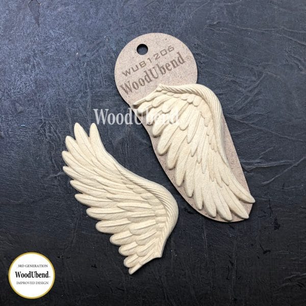 WoodUbend Wings WUB1206 12x6cm - Pair - Image 2