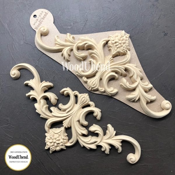 WoodUbend Pediment WUB1233 17x37.5cm - Image 2