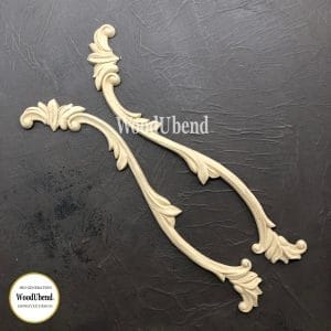 WoodUbend Decorative Drop WUB1245 37.x7.2cm - Pair