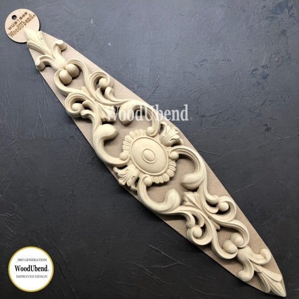 WoodUbend Pediment WUB1249 13x61.5cm - Image 2