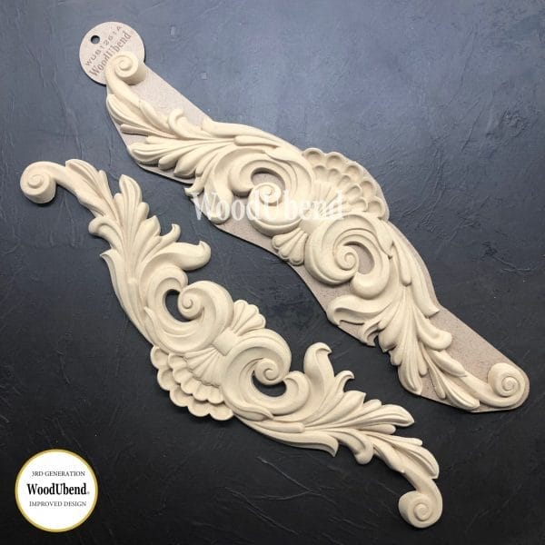 WoodUbend Pediment WUB1261A 48x12.5cm - Image 3