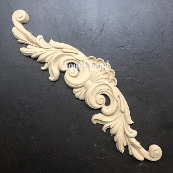 WoodUbend Pediment WUB1261A 48x12.5cm