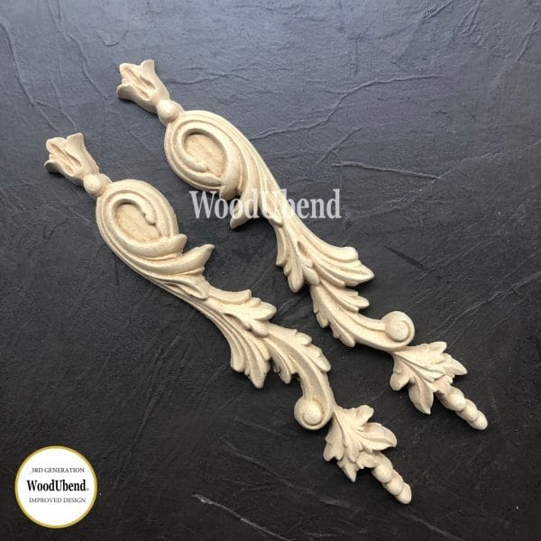 WoodUbend Decorative Drop WUB1304 24x3.7cm - Pair