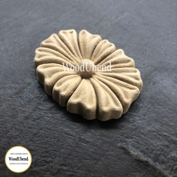 WoodUbend Solid Flower / Blume / Blume WUB1333 5x4cm - Image 3