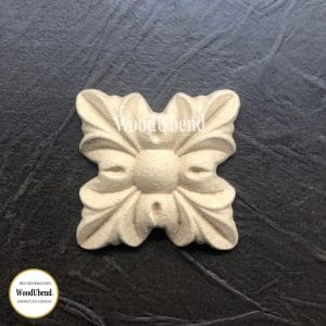 WoodUbend Square Flower / Flower Centerpiece WUB1335 5.5x5.5cm