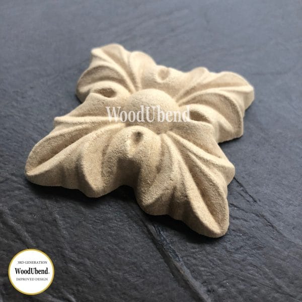 WoodUbend Square Flower / Flower Centerpiece WUB1335 5.5x5.5cm - Image 3