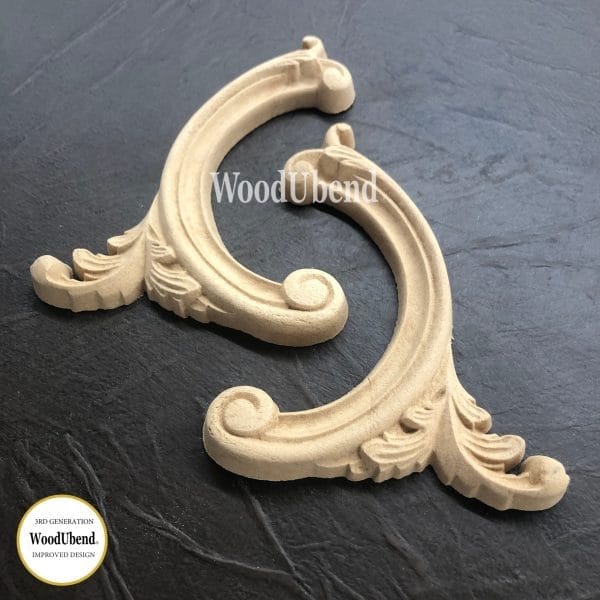 WoodUbend Crescents WUB1340 12.5x10cm - Pair - Image 2