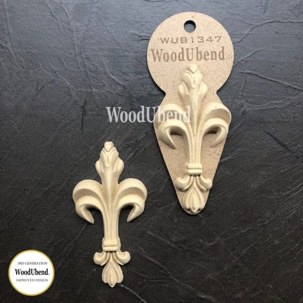 WoodUbend Decorative Plume WUB1347 10.5x5.5cm - Image 2