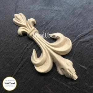 WoodUbend Decorative Plume WUB1347 10.5x5.5cm