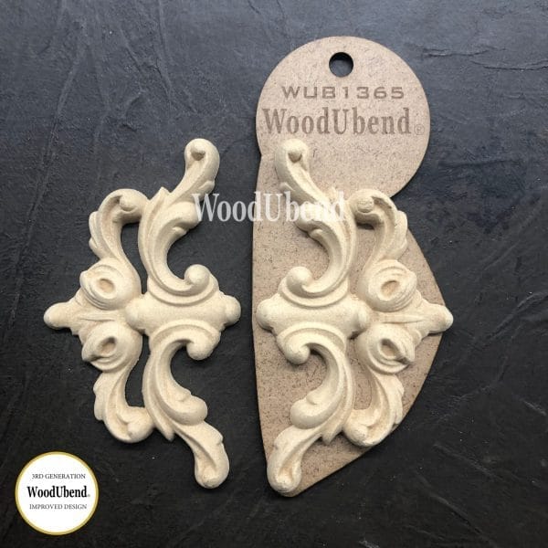 WoodUbend Pediment WUB1365 7x12cm - Image 2