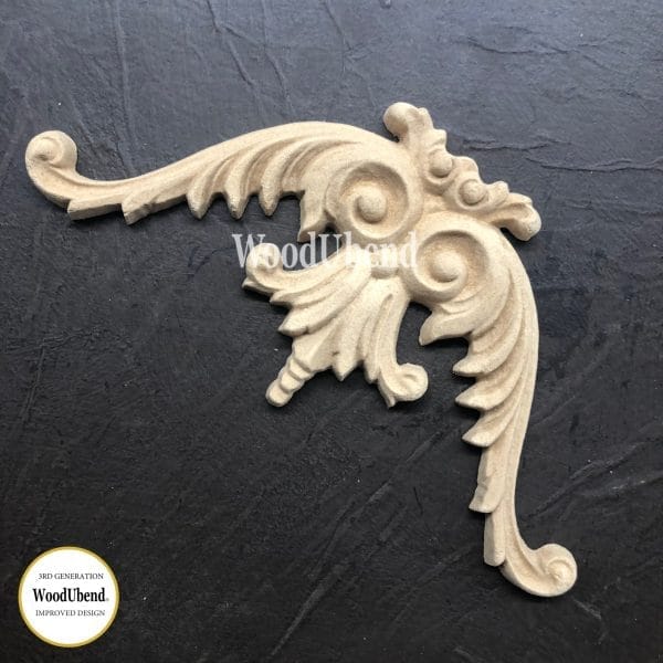 WoodUbend Pediment WUB1379 9x18.5cm