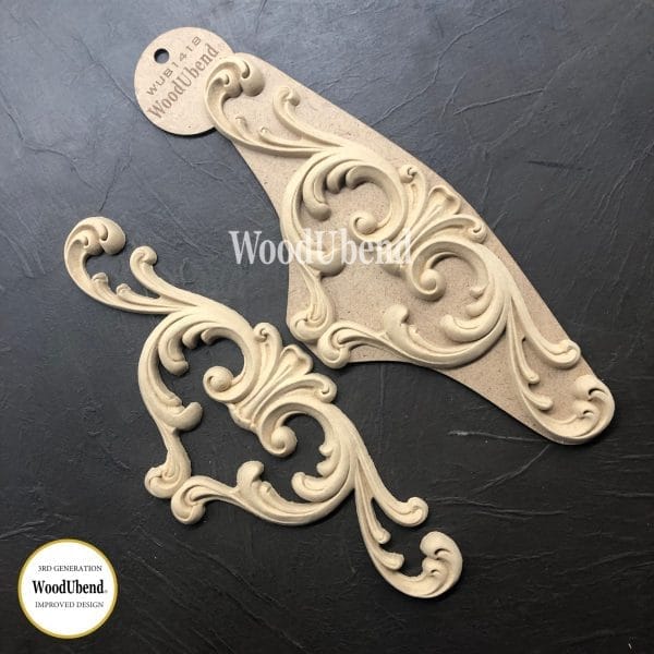WoodUbend Decorative Plume WUB1418 11x28cm - Image 2
