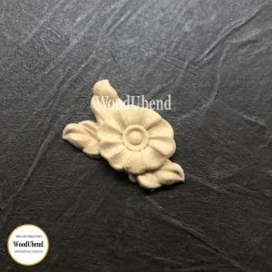 WoodUbend Flower / Blume / Blume WUB1437 2.8x4.6cm