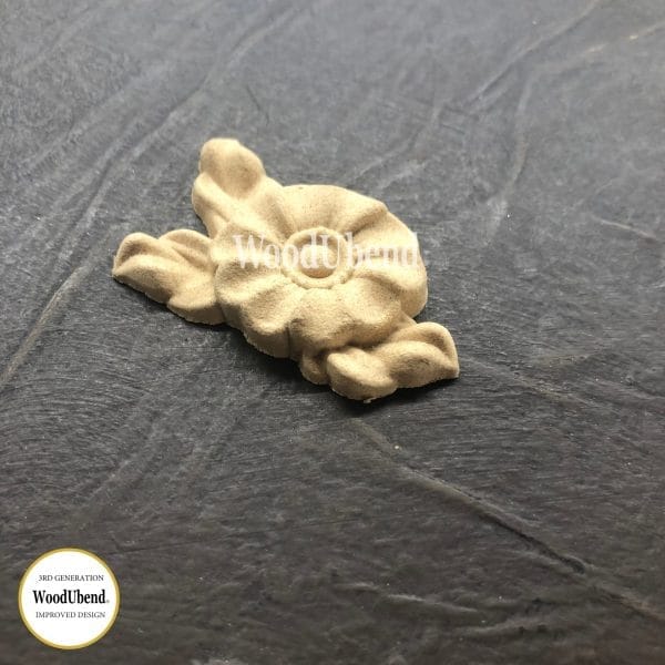 WoodUbend Flower / Blume / Blume WUB1437 2.8x4.6cm - Image 3
