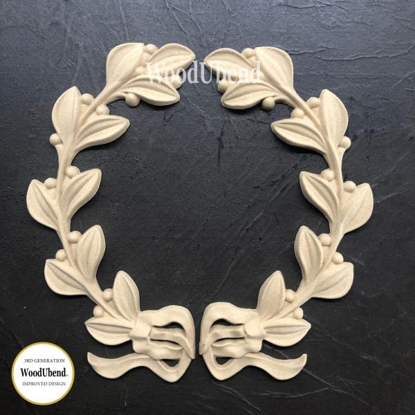 WoodUbend Wreath WUB1457 (pair) 20.5x20.5cm