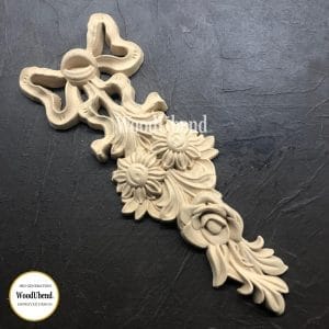 WoodUbend Flower / Blume Garland WUB1726 26x9cm