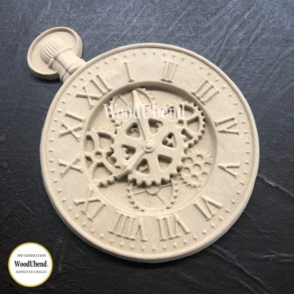 WoodUbend CLock / Lock WUB2037 12x9.3cm